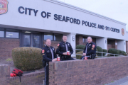 PFC K. Jones, PFC T. Wyatt and Sgt R. Little - Seaford Police Department