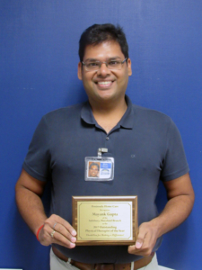 Mayank Gupta – Salisbury Branch Physical Therapist of the Year 2017